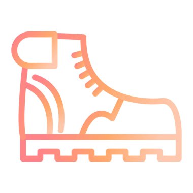 Çizmeler. Web simgesi basit illüstrasyon 