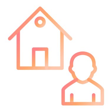 Ajan simgesi vektör illüstrasyonu