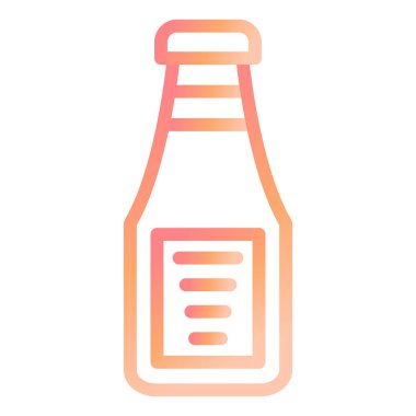 Ketçap şişesi. Basit tasarım