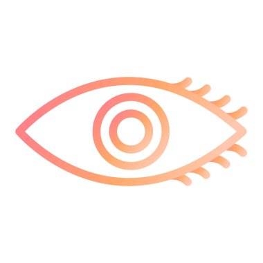 Göz simgesi, vektör illüstrasyonu