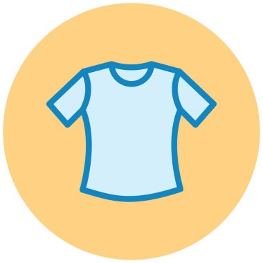 Tişört. Web simgesi basit illüstrasyon