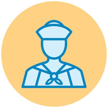 Beyaz arka planda izole edilmiş polis ikonu. ordu sembolü illüstrasyon.