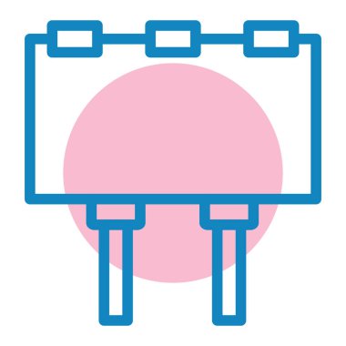 Tahta. Web simgesi basit illüstrasyon