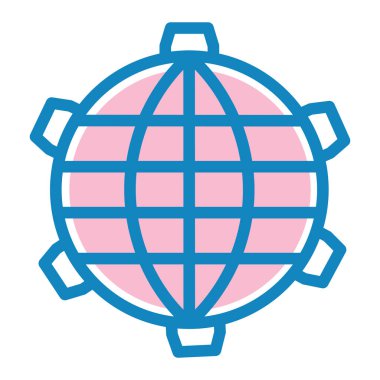 küresel küre. Basit resimleme