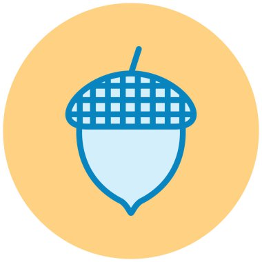 Palamut. Web simgesi basit illüstrasyon