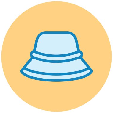 Şapka. Web simgesi basit illüstrasyon