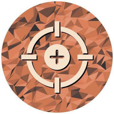 hedef simge vektör illüstrasyonu