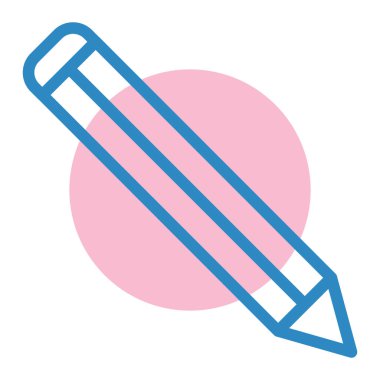 Kalem. Web simgesi basit illüstrasyon