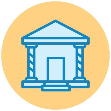 Üniversite. Web simgesi basit tasarım