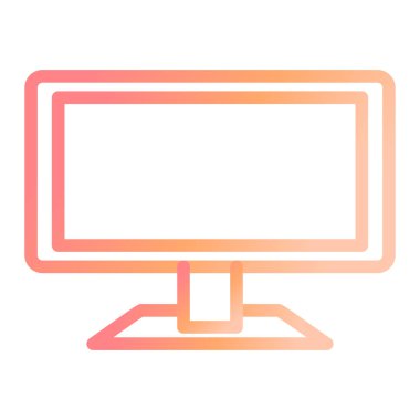 Lcd Simge vektör çizimi