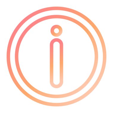 Bilgi simge vektör çizim 