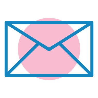Mektup. Web simgesi basit illüstrasyon