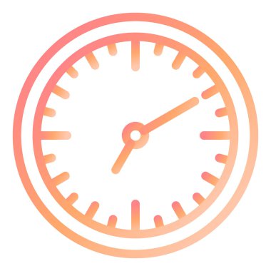 Saat simgesi vektör illüstrasyonu