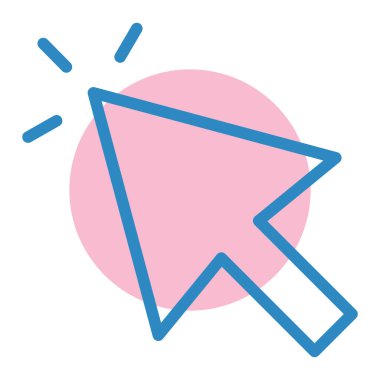 imleç simgesi, vektör illüstrasyonu