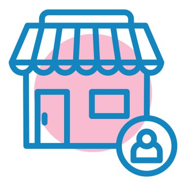 vektör simgesini modern illüstrasyonda sakla