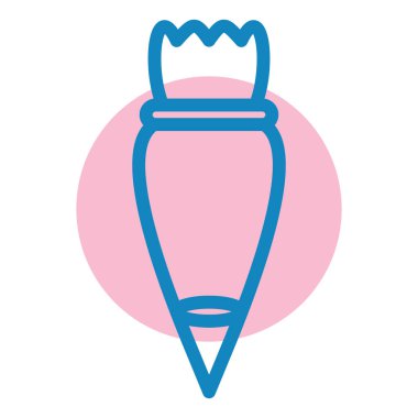 Borulama ipucu simgesi, vektör illüstrasyonu basit tasarım