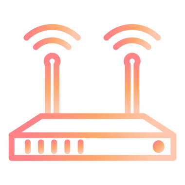 Yönlendirici. Web simgesi basit illüstrasyon