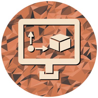 Bilgisayar, teknoloji, internet, ağ, ikon. vektör illüstrasyonu