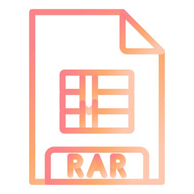 dosya biçimi simgesi, vektör illüstrasyonu