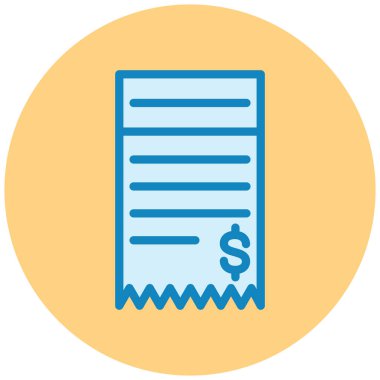 Belge. Web simgesi basit illüstrasyon