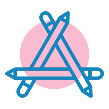 okul düz vektör simgesi sağlar