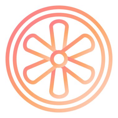 Türbin modern simge vektör illüstrasyonu 