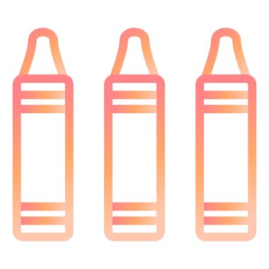 Pastel boyalar modern simge vektör resimlemesi 