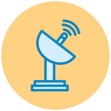 Uydu anteni. Basit resimleme