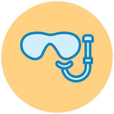 Tüplü dalış. Web simgesi