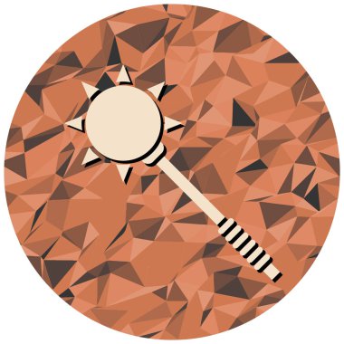 şirin çizgi film simgesinin vektör illüstrasyonu