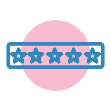 Yıldız simgesi vektör illüstrasyonu