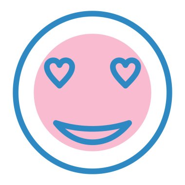 Yüz ifadesi vektör illüstrasyonu