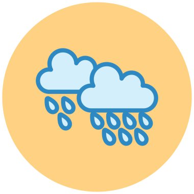 Bulut. Web simgesi basit tasarım