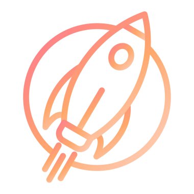 Başlangıç. Web simgesi basit illüstrasyon 