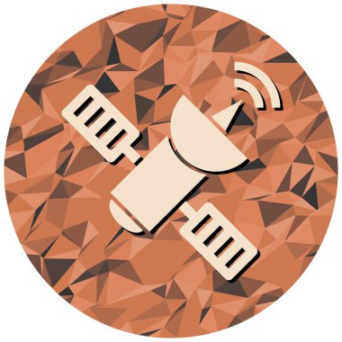 Uydu anteni. Web simgesi