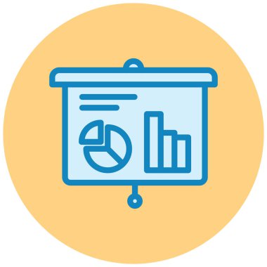 İş sunumu. Basit resimleme