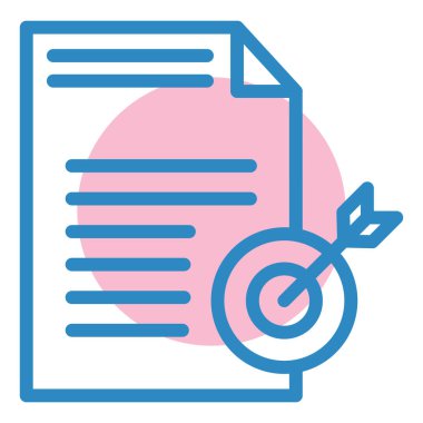 Belge. Web simgesi basit illüstrasyon