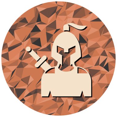 Modern simge işaretinin vektör illüstrasyonu.