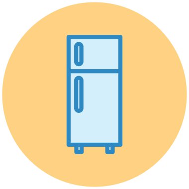 buzdolabı vektör simgesi çizgi sembolü