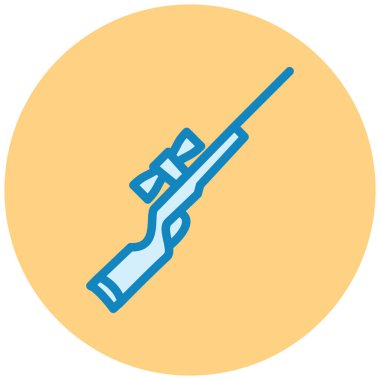 Bir silah simgesinin vektör illüstrasyonu