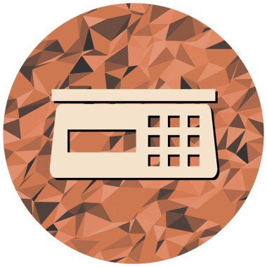 Basit vektör illüstrasyonu, web simgesi 