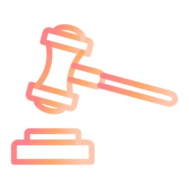 açık artırma çekiç vektör illüstrasyonu