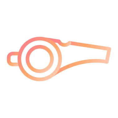 Islık. Web simgesi basit illüstrasyon 