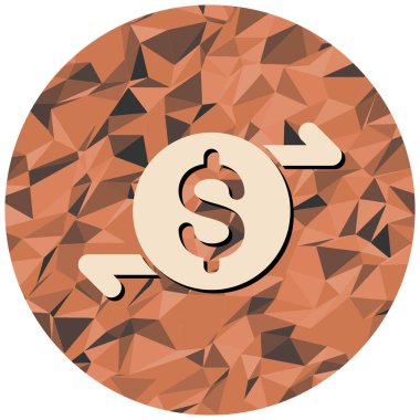 Dolar işareti. Web simgesi