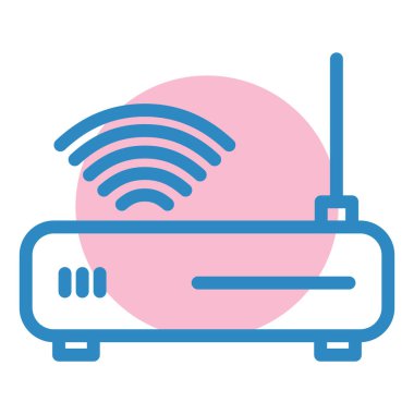 Yönlendirici. Web simgesi basit illüstrasyon