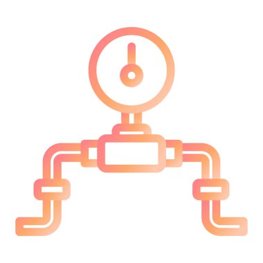 Su pompası simgesinin vektör illüstrasyonu