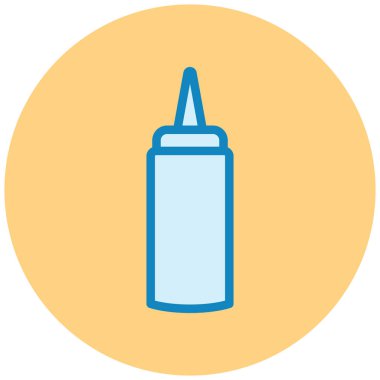 Yapıştırıcı. Web simgesi basit illüstrasyon