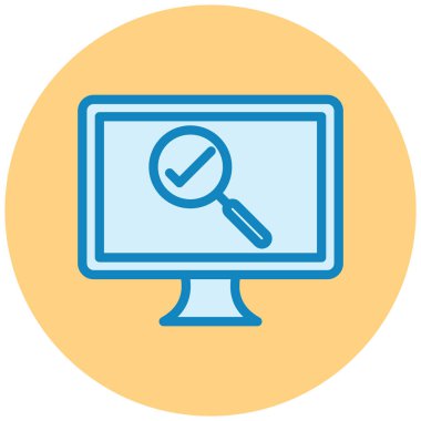 vektör seo arama simgesi modern basit tasarım