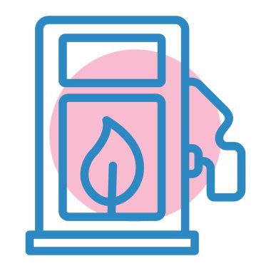 Benzin istasyonu. Web simgesi