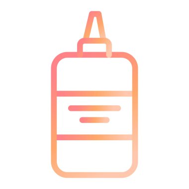 Yapıştırıcı. Web simgesi basit illüstrasyon